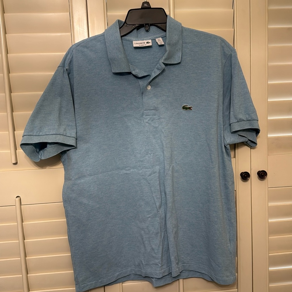 Lacoste Classic Fit Men’s Polo. Size US XL. FR 6. Worn once. 100% Cotton.